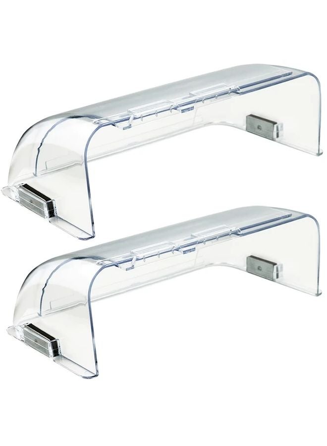 2 Pack Magnetic Adjustable Heating Air Vent Deflector Covers Clear Fits 9 15 Inch Vents - Image 2