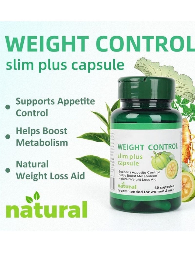Wins Town Garcinia Cambogia Weight Control Capsules Natural，Slimming Diet Digestion and Metabolism, Fat Burn And Body Slimming, Safe Anti Aging Weight Loss Pills Fat Burn And Slimming 60 Tablets  - Image 4