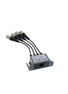 Generic 4 Channel Passive UTP Video Balun for CCTV BNC Male to RJ45 CAT5 Connection  - Image 3
