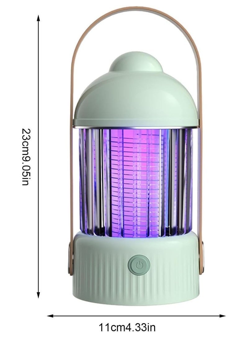 TIGER Indoor Electric Bug Zapper with LED UV Light – 5 W Mosquito Killer Lamp – 365 nm UV Fly and Mosquito Trap for Bedroom & Balcony – Safe Silent Insect Killer (Green) – Corded Pest Control Device  - Image 3