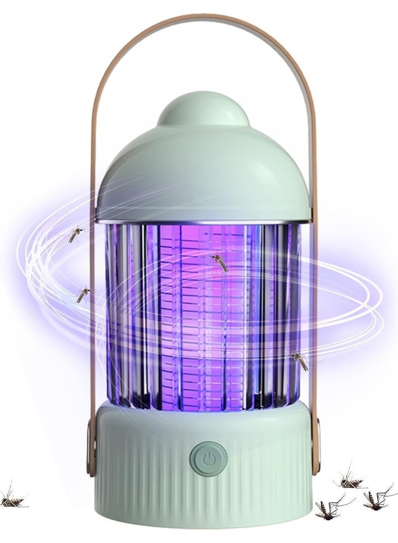 TIGER Indoor Electric Bug Zapper with LED UV Light – 5 W Mosquito Killer Lamp – 365 nm UV Fly and Mosquito Trap for Bedroom & Balcony – Safe Silent Insect Killer (Green) – Corded Pest Control Device  - Image 1