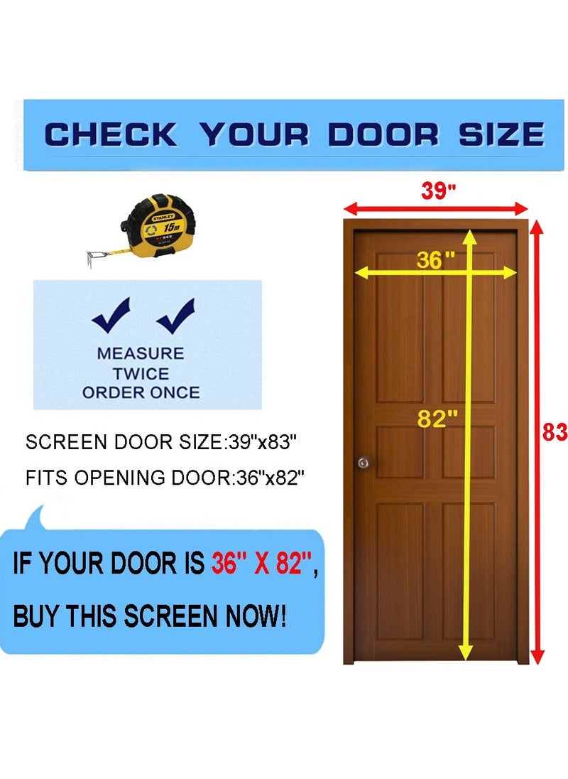 KASTWAVE Magnetic Screen Door Curtain Automatic Closing Fly Insect Bug Screen Net Mesh Self Sealing Heavy Duty  - Image 3