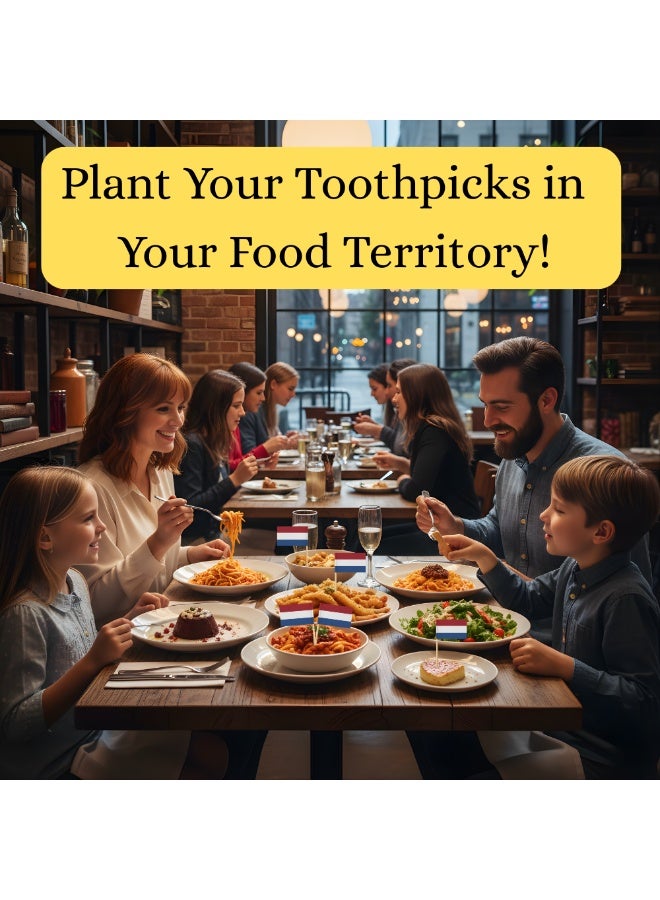 برينت شوب فور مي ١٠٠ قطعة لتزيين الكيك - زينة كب كيك مزدوجة الجوانب - مثالية للحفلات - زيّن حلوياتك - أعواد تزيين الكيك للاحتفال باليوم الوطني - Image 2