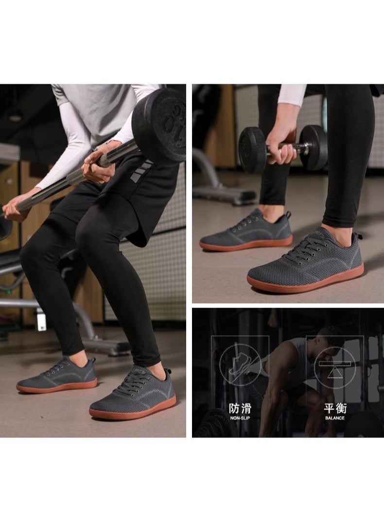 NIBEMINENT Summer Wide Barefoot Flats Shoes for  Outdoor  Minimalist Shoes  Wide Toe Casual Walking Shoes Running Exercise - Image 2