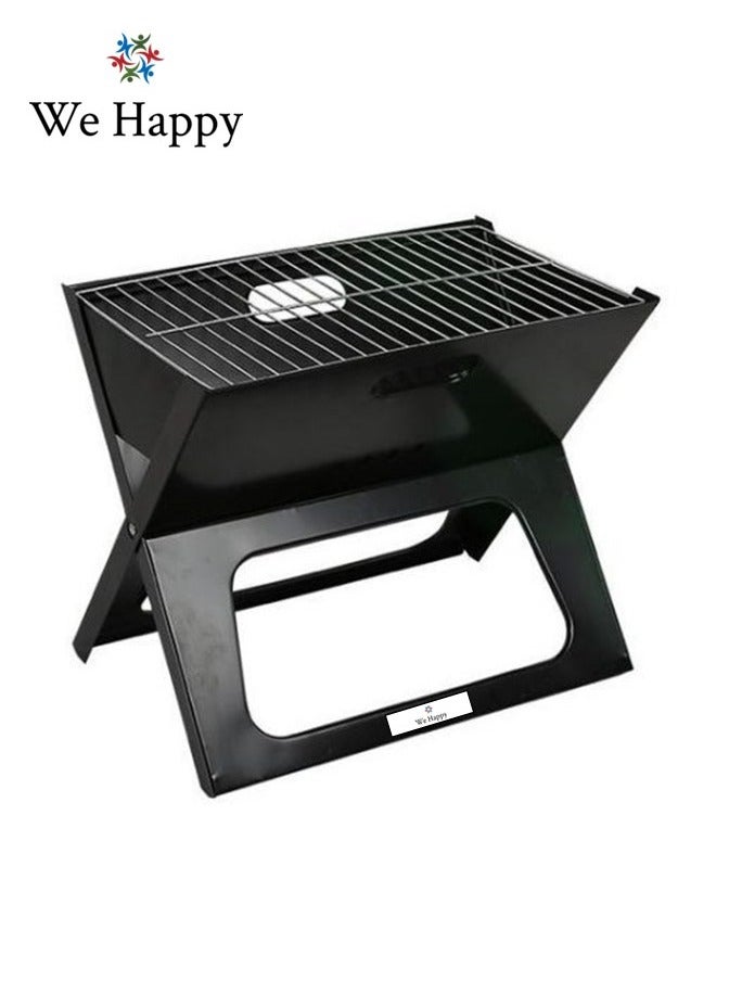 We Happy X Type Barbecue Portable Outdoor Charcoal Grill Foldable and Easy to Use - Image 2