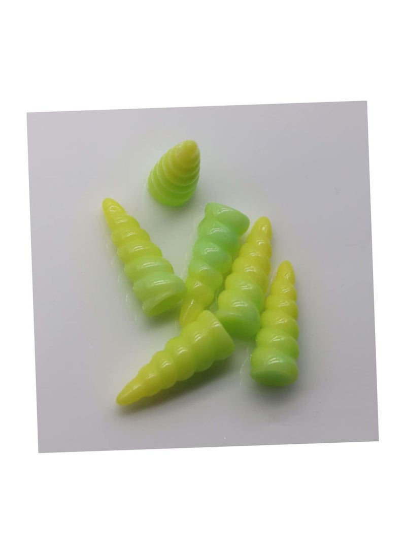 GGOOT 20 PCS cosplay accessories resin keychain rainbow horn horns for crafts DIY horn unicorn horn unicorn headpiece unicorn photo prop cake headband pendant miniature party supplies As Shown - Image 4