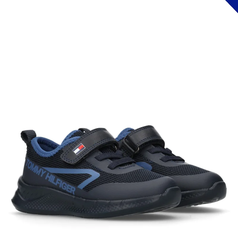 TOMMY HILFIGER Little Low Top Lace Up/Velcro Sneakers
