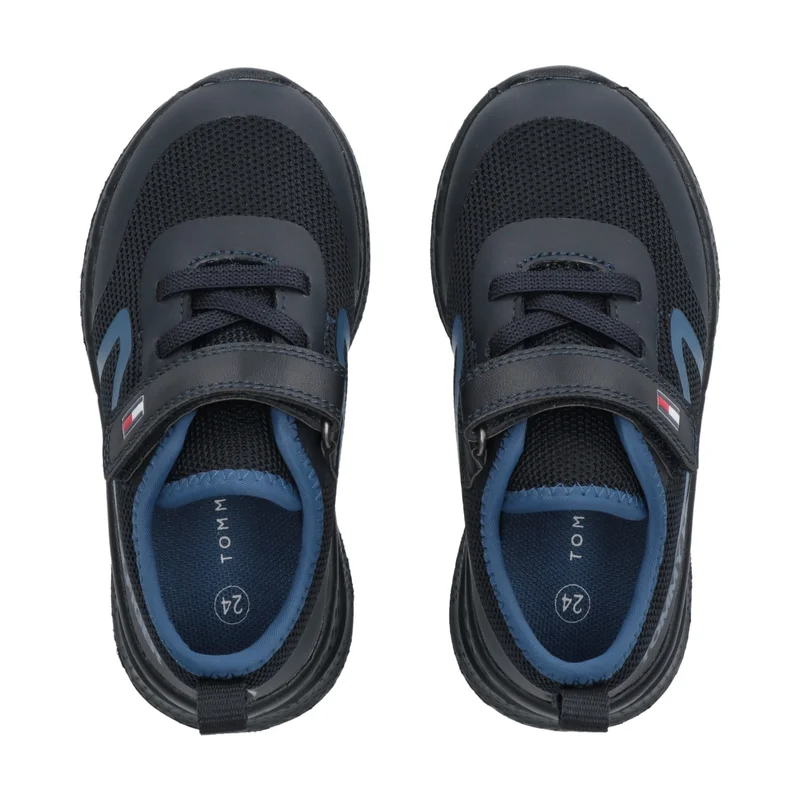 TOMMY HILFIGER Little Low Top Lace Up/Velcro Sneakers