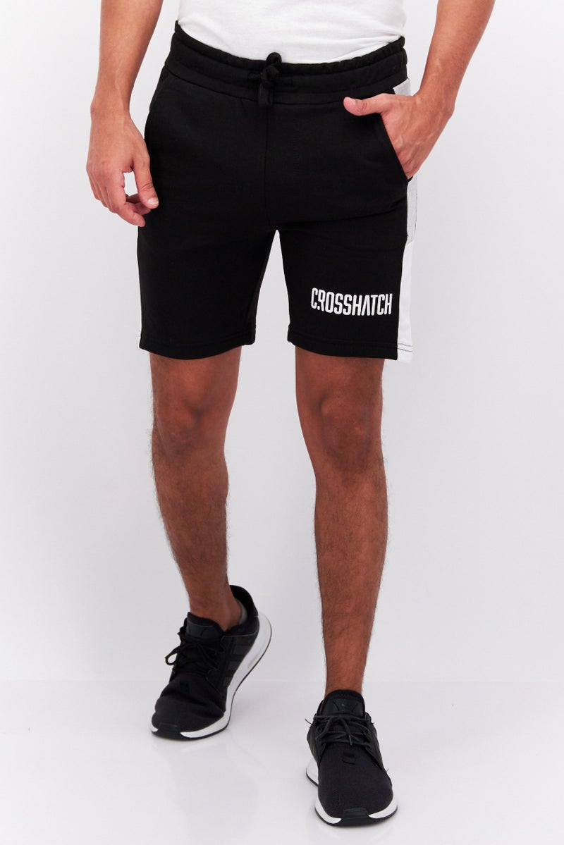 CROSSHATCH Men Sportswear Fit Plain Training Shorts, Black - Image 1
