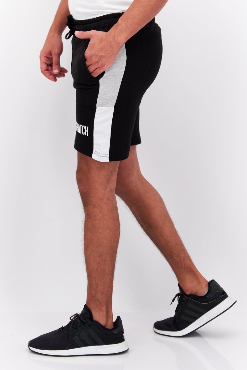 CROSSHATCH Men Sportswear Fit Plain Training Shorts, Black - Image 3