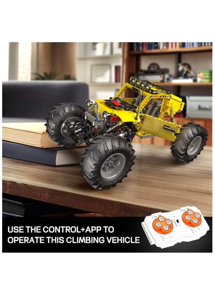 Mould King 18021 Technology Monster climbing Bike building set, RC off-road vehicle building set model, children adult building set toy, 1120 pieces, 14+