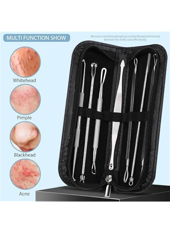 Arabest 7 in 1 Pimple Popper Tool Kit - Blackhead Remover, Pimple Extractor, Comedone Extractor for Face  - Image 5