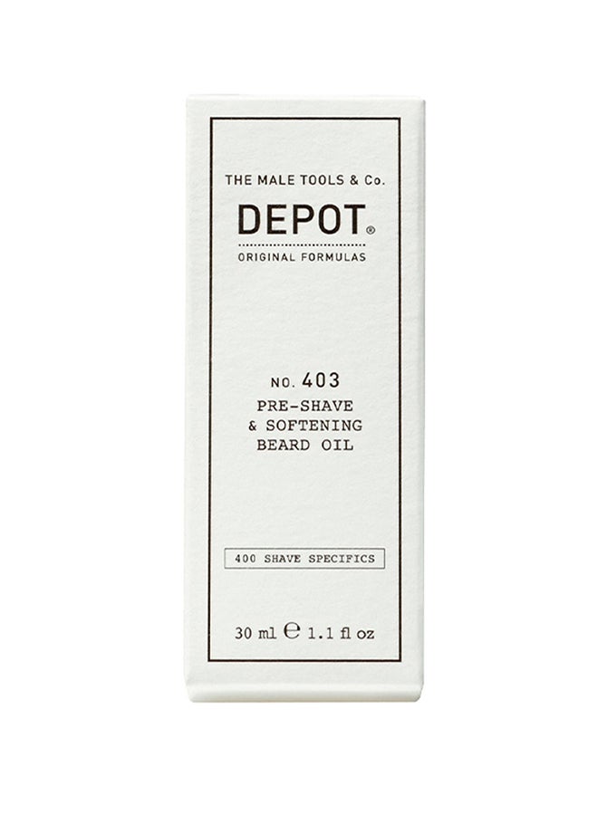 Depot زيت ما قبل الحلاقة وتنعيم اللحية باللوز الحلو - ينعم شعر اللحية ويهيئ البشرة لحلاقة أقرب (30 مل) - Image 2
