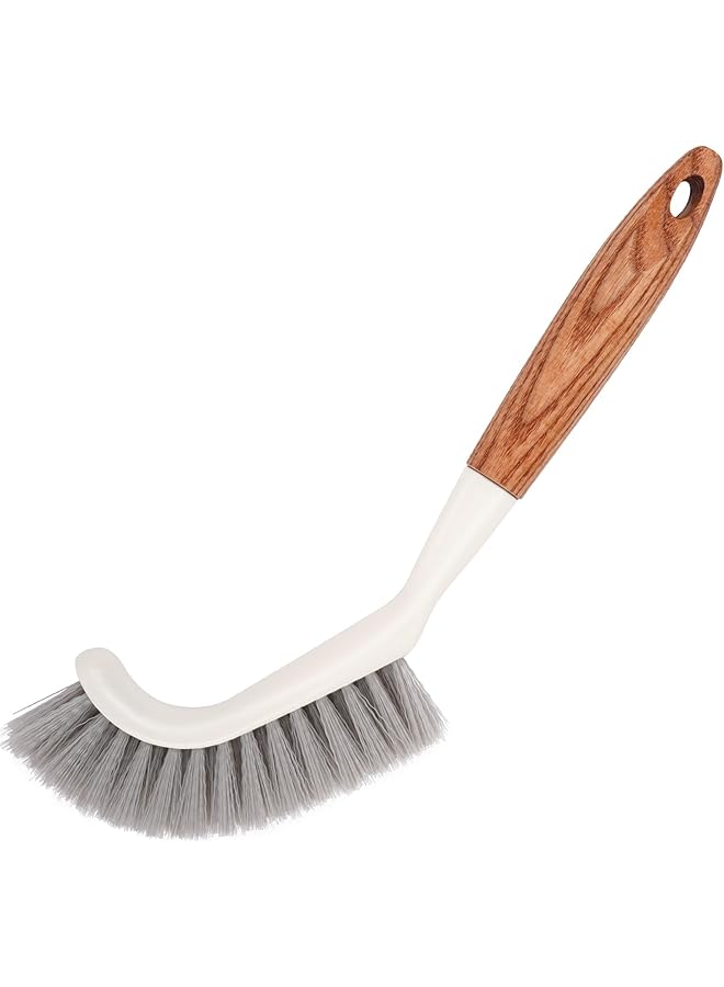 PROMASS Crevice Cleaning Brush, Hard Bristle Gap Cleaner Tool with Handle, Perfect for Grout, Window Tracks, Sliding Doors, Corners, Tiles, Sinks, Narrow Spaces, and Bathroom Cleaning - Image 1