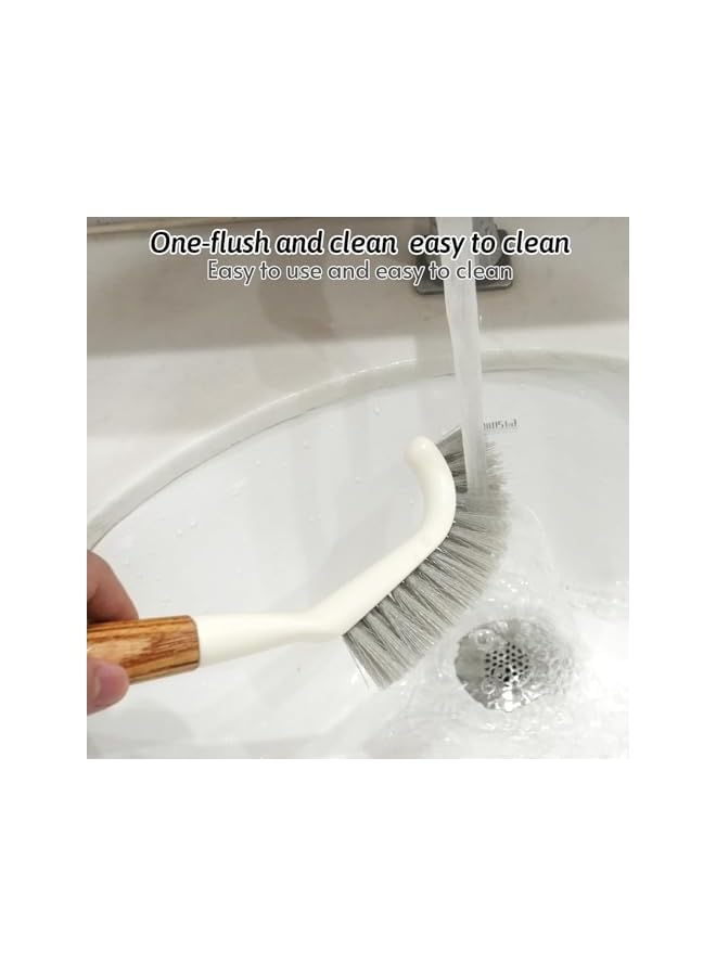 PROMASS Crevice Cleaning Brush, Hard Bristle Gap Cleaner Tool with Handle, Perfect for Grout, Window Tracks, Sliding Doors, Corners, Tiles, Sinks, Narrow Spaces, and Bathroom Cleaning - Image 4