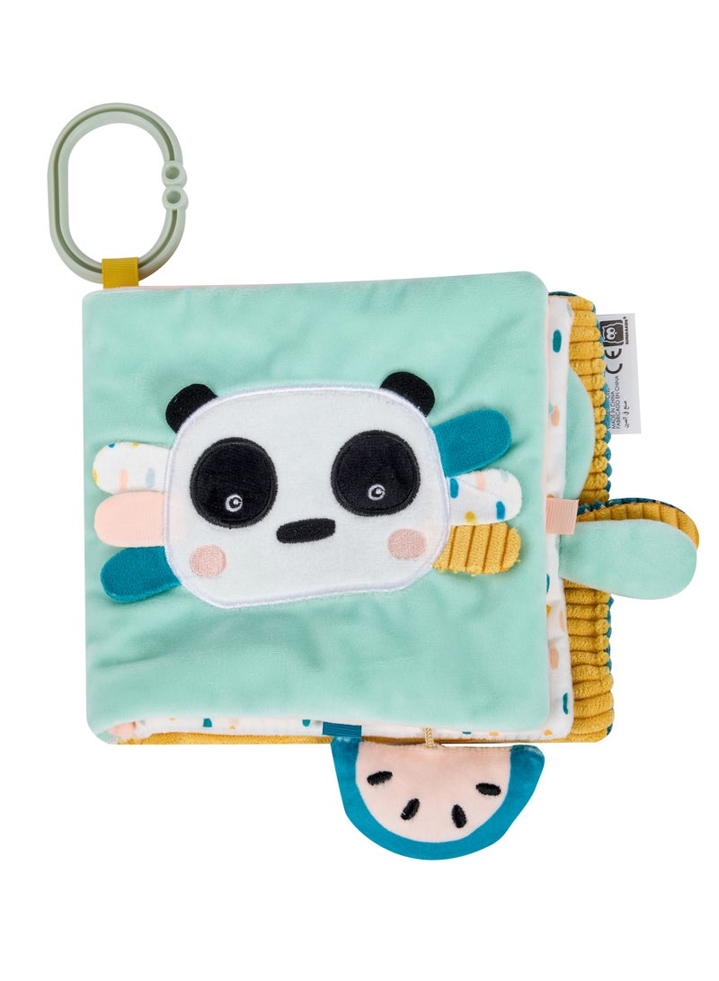 EUREKA KIDS Eurekakids Cucu Activity Sensory Baby Book | Auditory stimulation, Fine Motor Skills, Imagination & Creativity | With Ring to Hang in Stroller, Car seat and High Chair| For 0M - Image 1