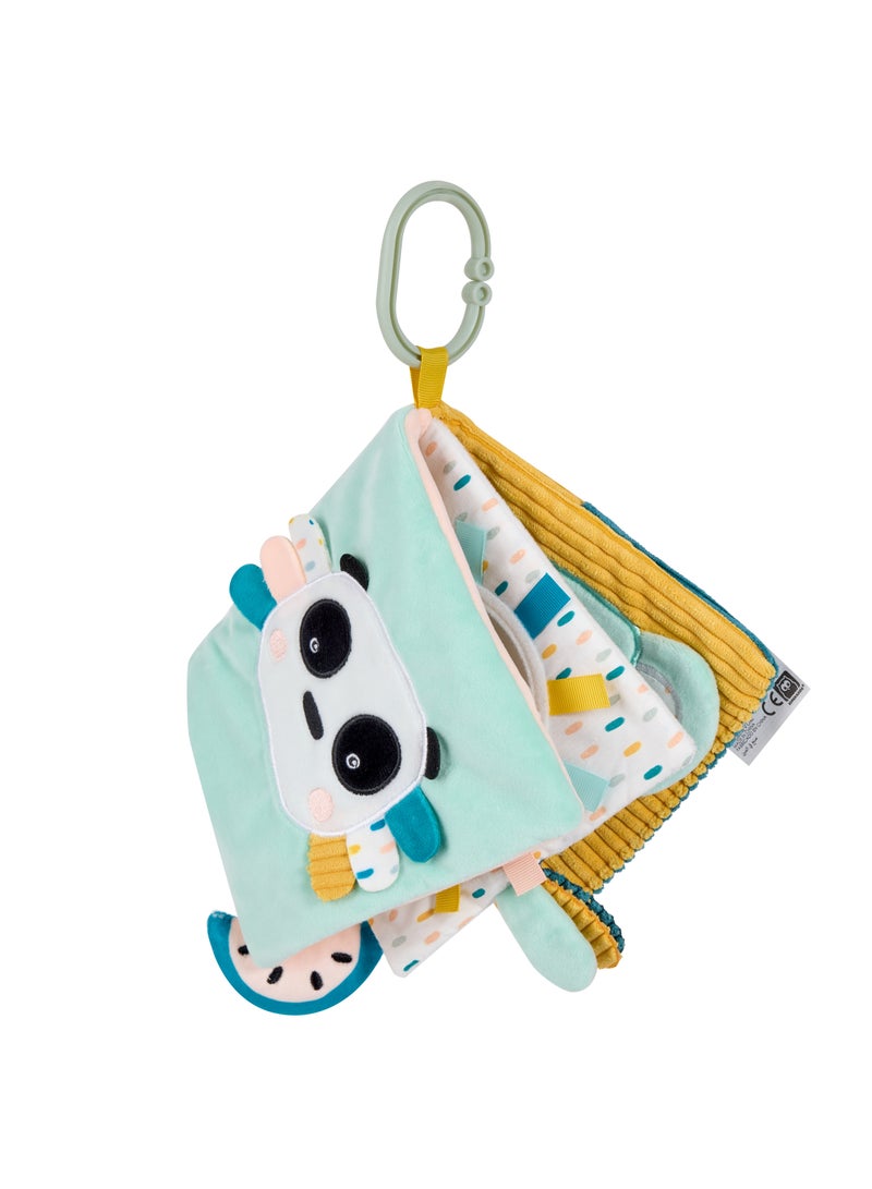 EUREKA KIDS Eurekakids Cucu Activity Sensory Baby Book | Auditory stimulation, Fine Motor Skills, Imagination & Creativity | With Ring to Hang in Stroller, Car seat and High Chair| For 0M - Image 3