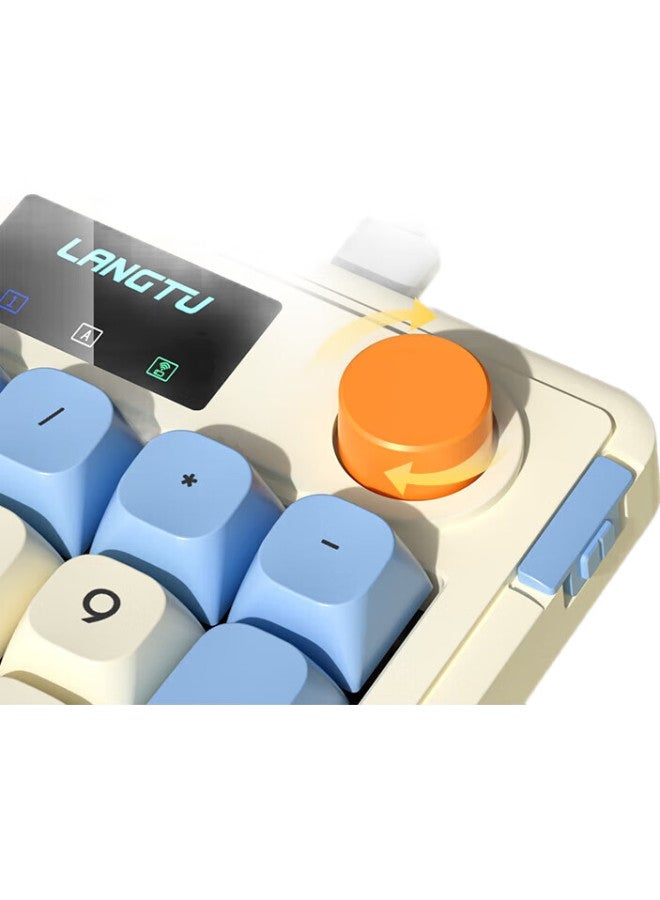 LANGTU لوحة مفاتيح سلكية صامتة من لانغتو L15 ستار سي 98 مفتاح، هيكل جازكيت، تأثيرات إضاءة RGB، تصميم مريح - Image 2