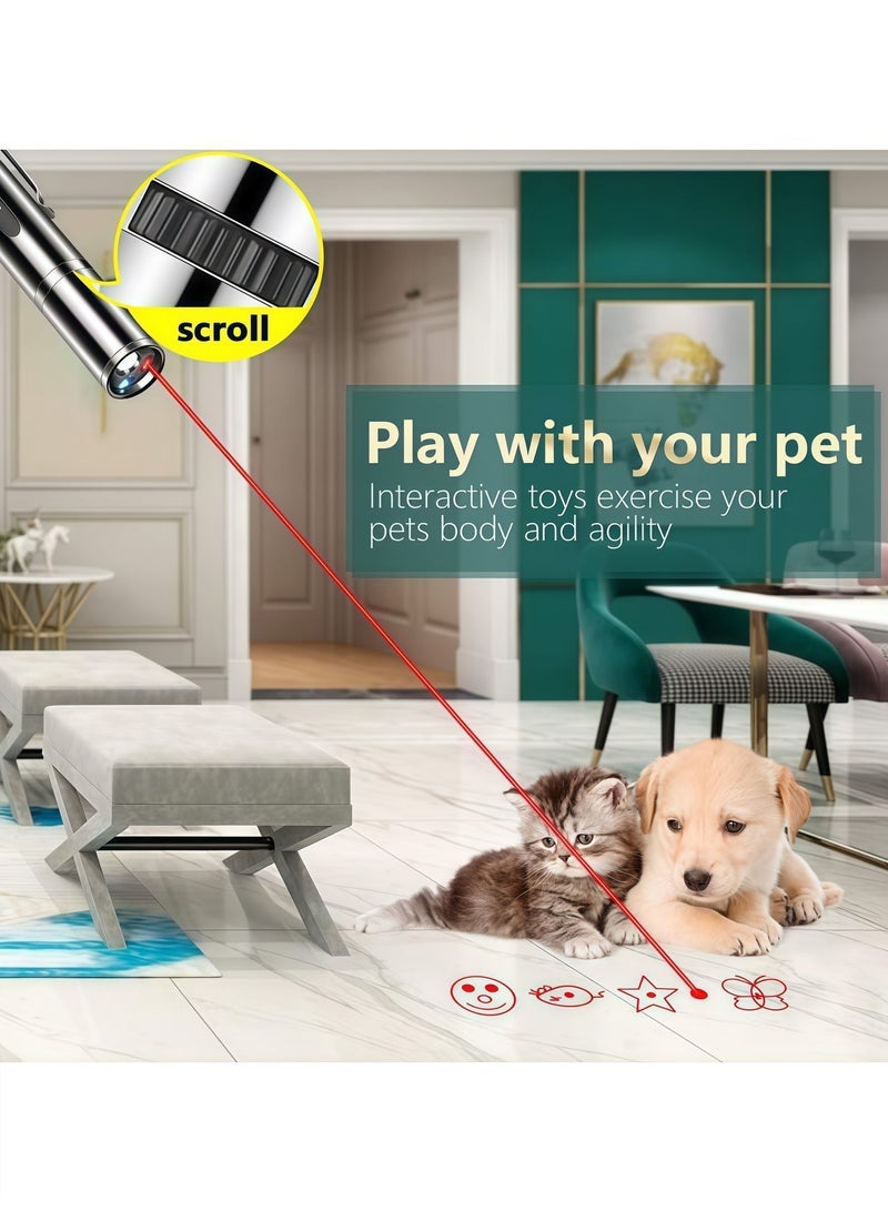 NNEWVANTE Multi Mode Laser Pet Toy Indoor and Outdoor Cat Teasing and Dog Walking Interactive Artifact, Remote Laser Indicator - Image 4
