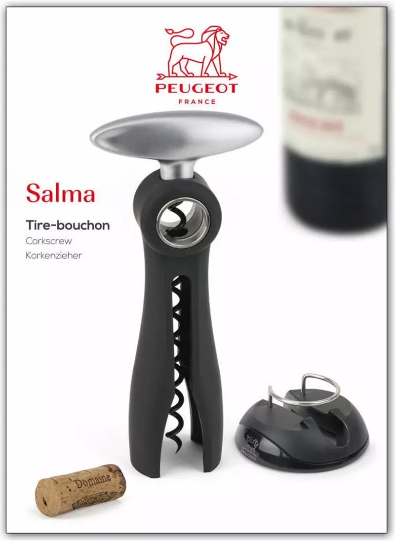 PEUGEOT - Salma Foil Cutter Corkscrew Black 19 cm - Image 1