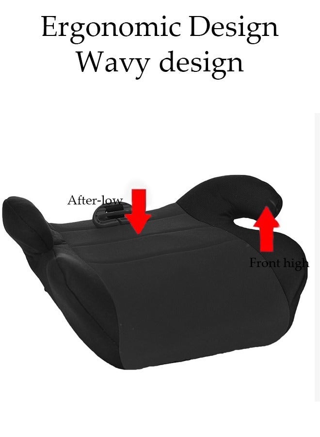 DUNISO Portable Child Car Safety Chair Safety Seat Travel Booster Car Seat Heightening Seat Cushion with Armrest for Kids - Image 5