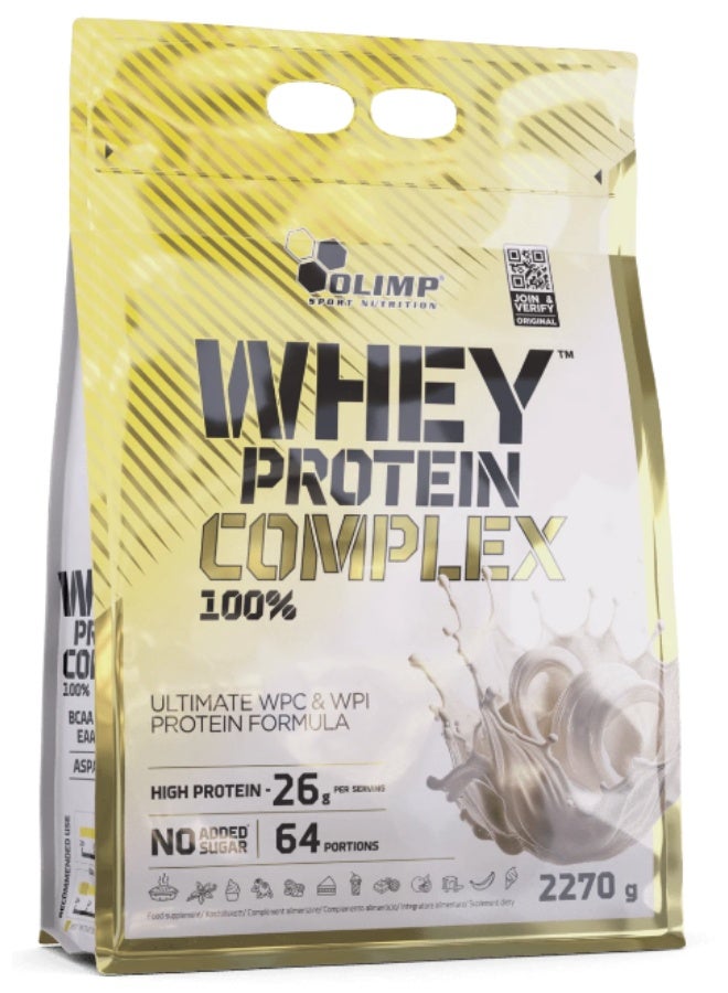 Whey Protein Complex Blueberry 5LB (2270g) – 26g Protein per Serving, Whey Isolate & Concentrate Blend, Low Sugar, Easy Mix Protein Powder