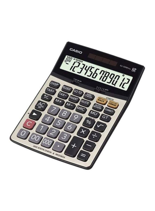 CASIO 12 Digits Calculator DJ-220DPLUS-WA-DP Silver Multicolour - Image 2