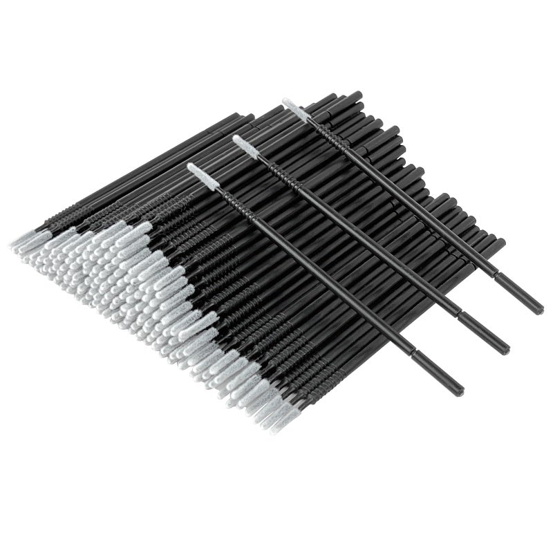 Eyxformula 200 Pcs Disposable Micro Applicator Brush, Precision Lint Free Micro Swabs for Eyelash Extensions, Microswabs for Eye Lash Serum Application, Eyebrow Tint, Lip Makeup Touch-ups, Dental - Image 1