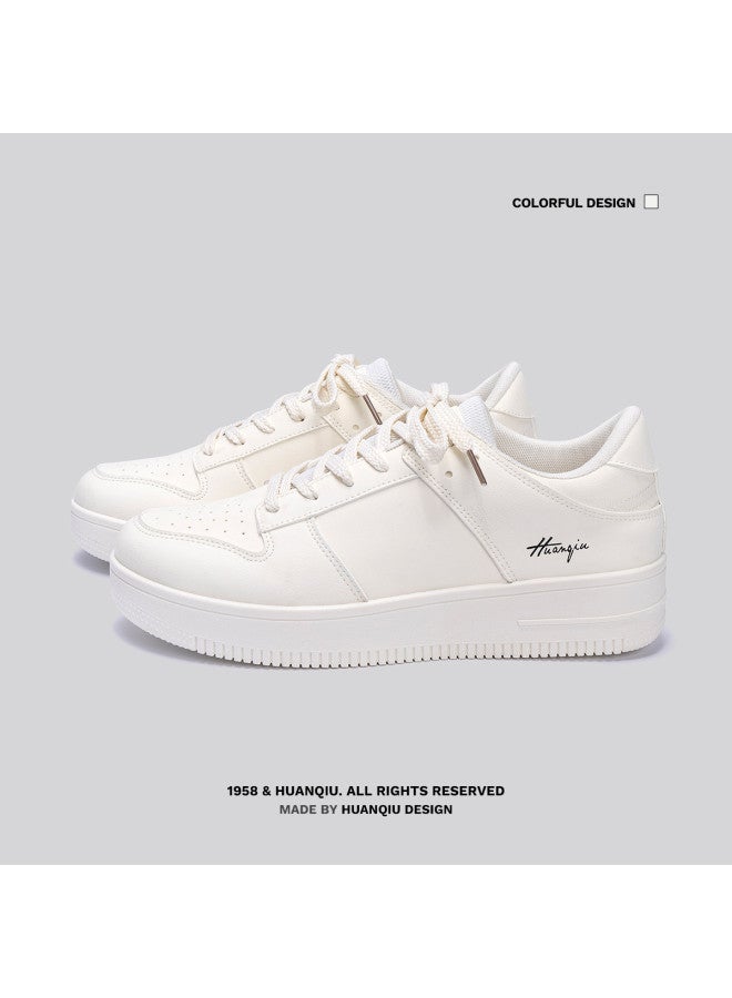 UNIVERSAL Autumn Hit】25 Comfortable, Versatile, Fashionable, And Durable White Sneakers For Men, Lightweight Campus Style Men's Shoes - Image 2