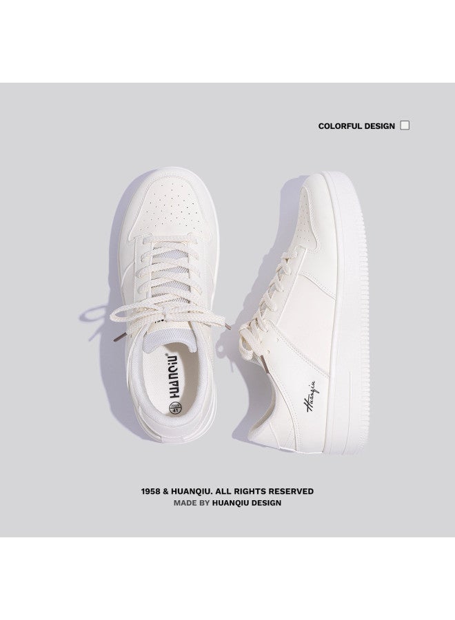 UNIVERSAL Autumn Hit】25 Comfortable, Versatile, Fashionable, And Durable White Sneakers For Men, Lightweight Campus Style Men's Shoes - Image 5