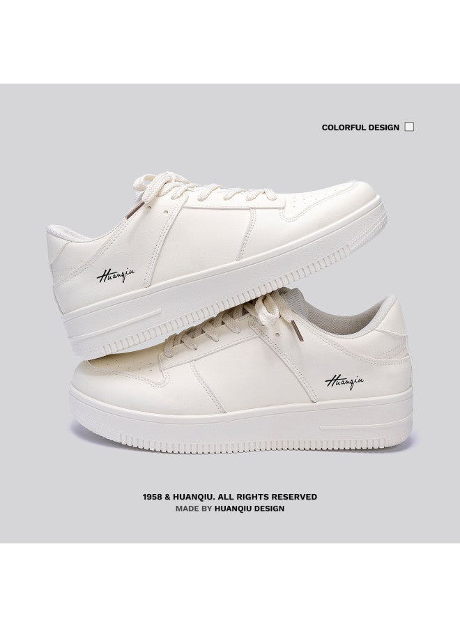 UNIVERSAL Autumn Hit】25 Comfortable, Versatile, Fashionable, And Durable White Sneakers For Men, Lightweight Campus Style Men's Shoes - Image 4