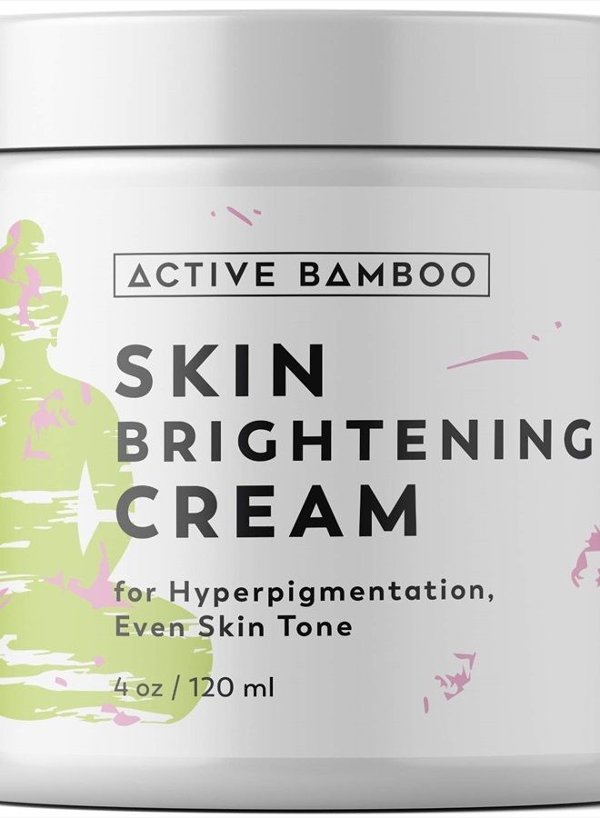Active Bamboo Dark Spot Corrector Remover Face Body. Skin Radiance Cream - Dark Spot Corrector Age Spot Remover for Face - Day Night Moisturizing Cream 4 OZ - Image 1
