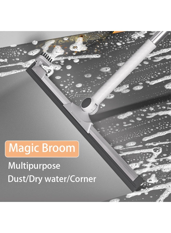 Axaron 180 ° Rotating Magic Broom Cleaning Mop - Stainless Steel Telescopic Rod, Quick Water/Dust Removal/Pet Hair Removal, Floor/Glass/Tile/Kitchen/Bathroom/Window/Car Window Universal(36CM) - Image 2