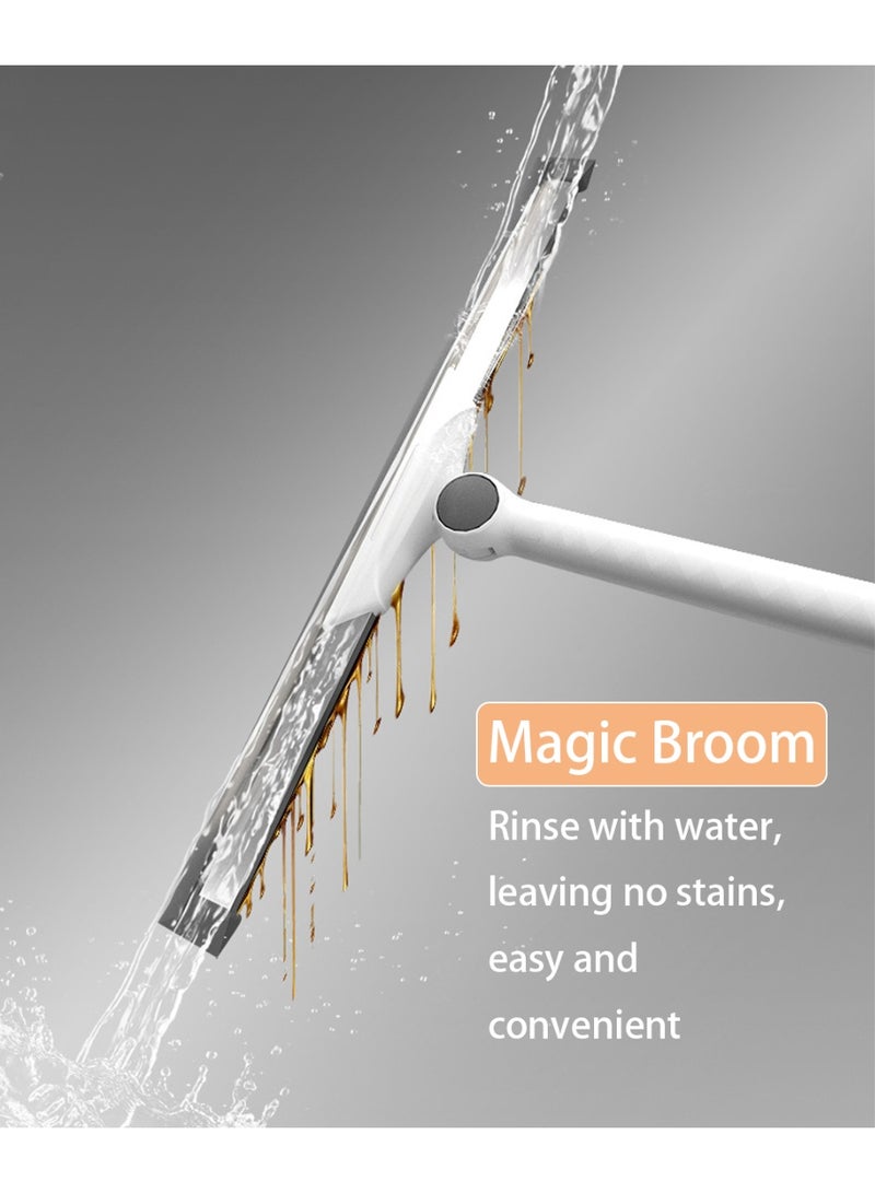 Axaron 180 ° Rotating Magic Broom Cleaning Mop - Stainless Steel Telescopic Rod, Quick Water/Dust Removal/Pet Hair Removal, Floor/Glass/Tile/Kitchen/Bathroom/Window/Car Window Universal(36CM) - Image 4