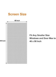Home Buy HOME BUY Fiberglass Windows Mosquito Mesh Insect Net Windows Wash Room Toilet Balcony Safety 120 GSM Highly DurableGrey (48" W x 48" L, Grey)  - Image 3