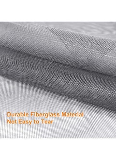 Home Buy HOME BUY Fiberglass Windows Mosquito Mesh Insect Net Windows Wash Room Toilet Balcony Safety 120 GSM Highly DurableGrey (48" W x 48" L, Grey)  - Image 4