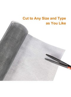 Home Buy HOME BUY Fiberglass Windows Mosquito Mesh Insect Net Windows Wash Room Toilet Balcony Safety 120 GSM Highly DurableGrey (48" W x 48" L, Grey)  - Image 5