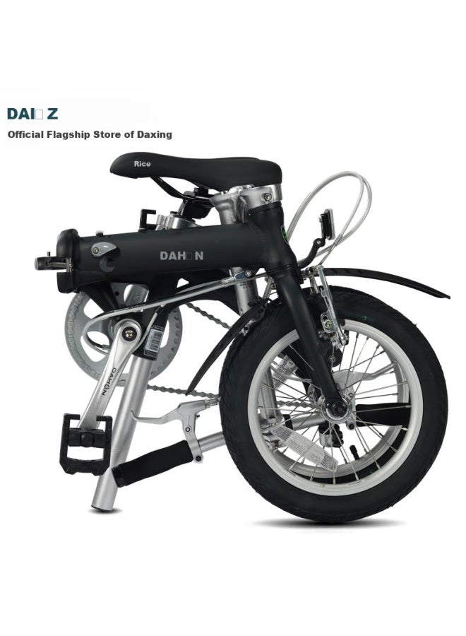 Dahon Folding Bike 14 Inch Ultra-light Portable Small Wheel Men And Women's Bicycle Bya412 Black Ba Connector