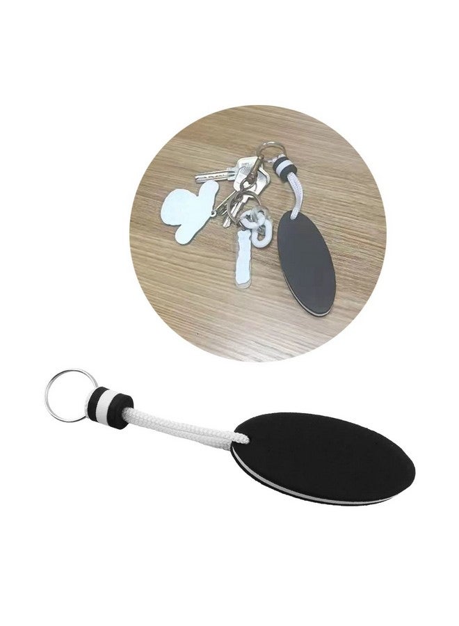 DGHAOP 2Pcs Floating Key Ring Glow In Dark Black Water Buoyant Key Chain Boat Key Chains For Fishing Sailing Surfing Swimming Water Sports - Image 4