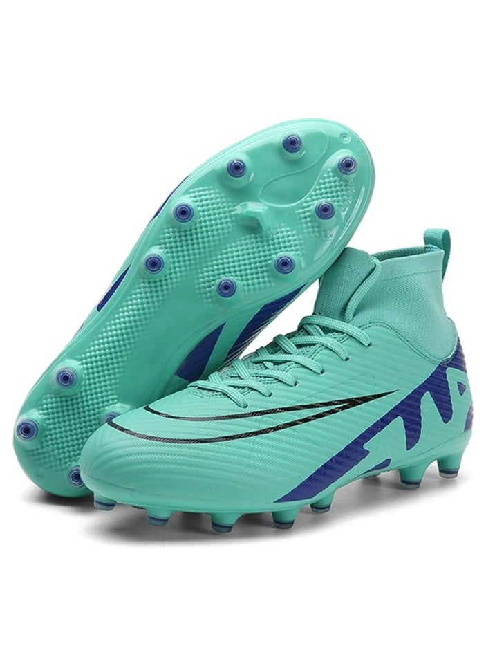 Generic - Men’s Soccer Cleats,High-Top Football Boots Professional Training,Turf Outdoor Indoor Comfortable Athletic Big Boy's Sneaker - Image 1