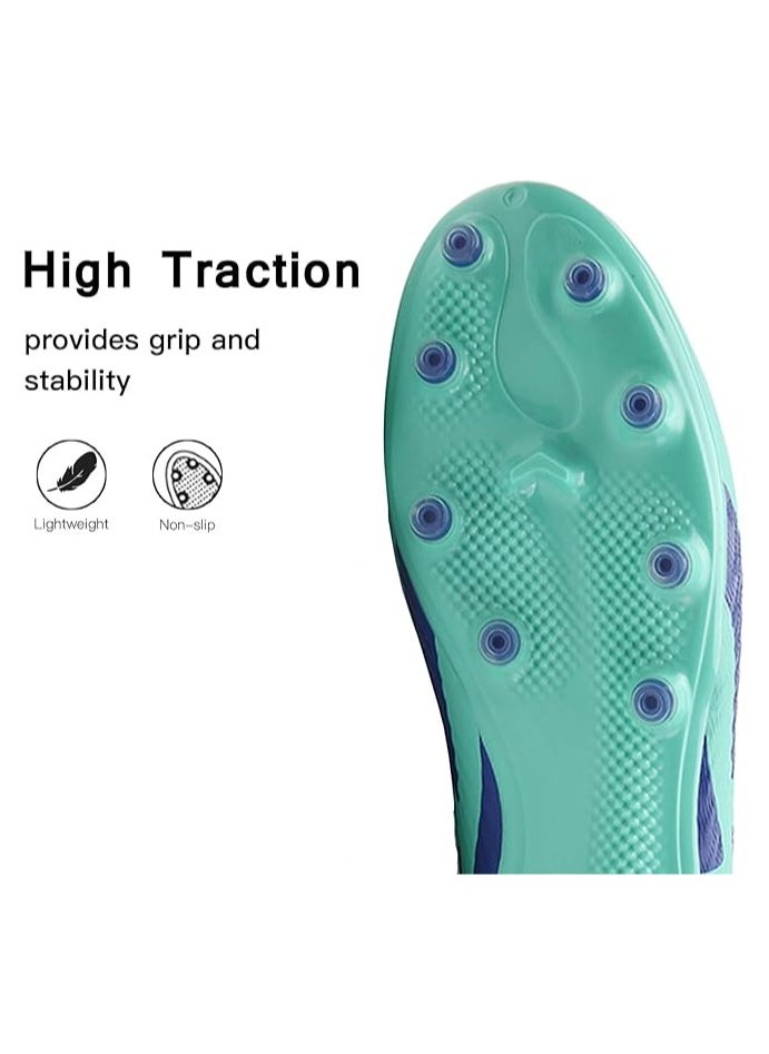 Generic - Men’s Soccer Cleats,High-Top Football Boots Professional Training,Turf Outdoor Indoor Comfortable Athletic Big Boy's Sneaker - Image 1