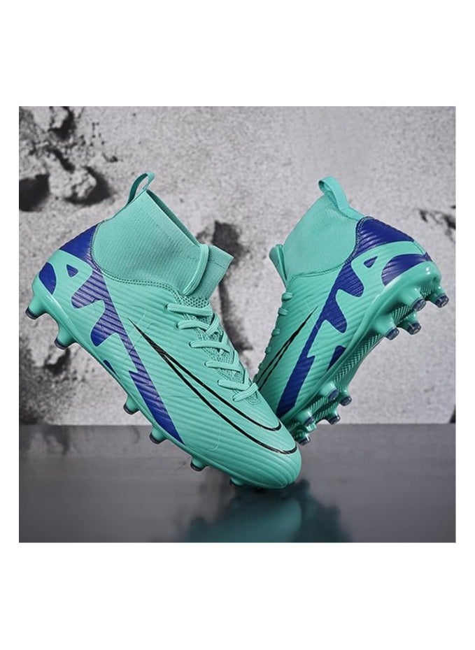 Generic - Men’s Soccer Cleats,High-Top Football Boots Professional Training,Turf Outdoor Indoor Comfortable Athletic Big Boy's Sneaker - Image 1