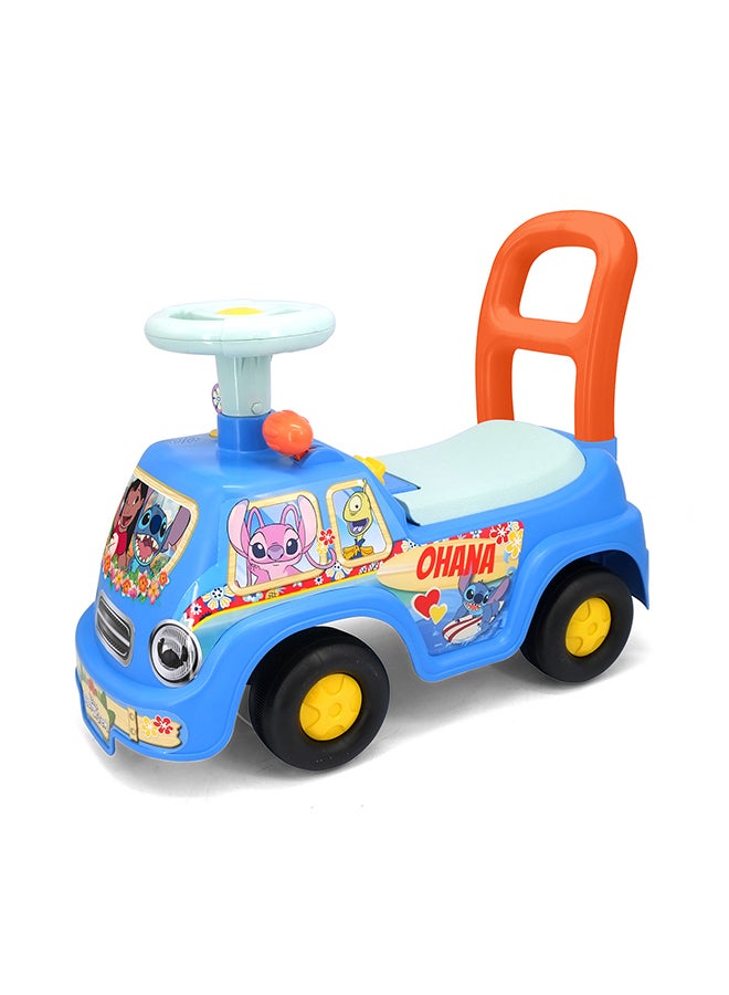 Kiddieland | Lights N Sounds Stitch Adventure Ride On - Image 1