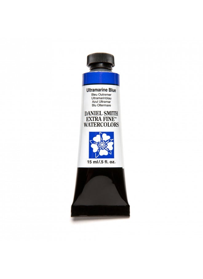 Daniel Smith Daniel Smith Extra Fine Watercolor 15ml Paint Tube, Ultramarine Blue (284600106), 0.5 Fl Oz (Pack of 1)  - Image 1