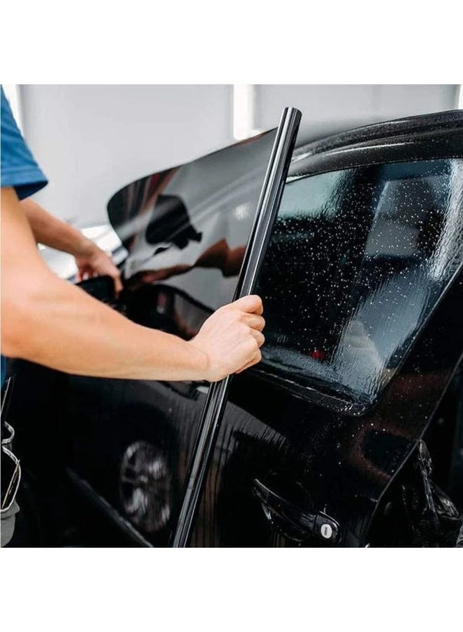 35% VLT Window Tinting Film, Professional Car Window Tinting Film, Car Wrapping Film Suitable for Sun Protection and Heat Insulation, Enough for Five Cars, 26 Meters Long - Image 3