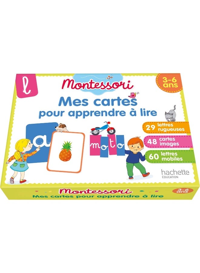 Montessori Mes cartes pour apprendre à lire 3-6 ans - Image 1
