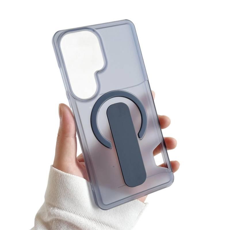 MagSafe Samsung Galaxy S26 Ultra Protective PC Case for Samsung S26 Ultra Samsung S26 and Kickstand and Card Holder in Blue - Image 1