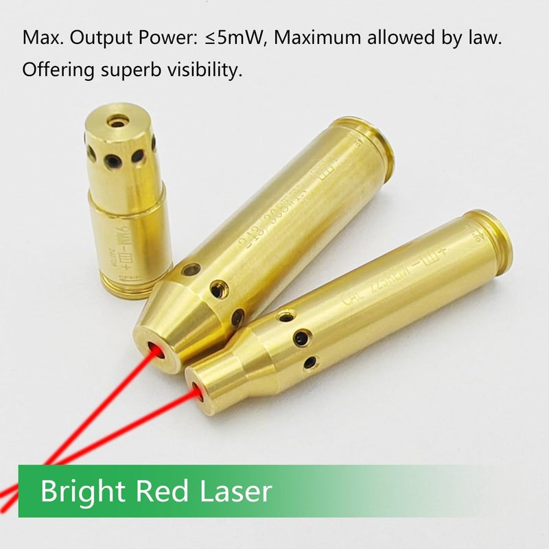 ARKSight Laser Boresighter Kit, Red Laser Brass Chamber Bore Sight Kit for Rifle Scopes and Handgun - Image 4