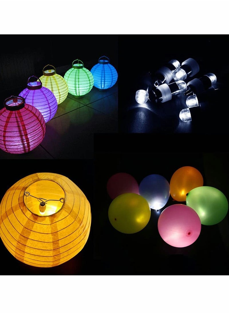 SYOSI - 40 Pcs White LED Balloon Lights, Long Standby Time Waterproof Mini Light for Paper Lantern Balloon Indoor Outdoor Party Event Fun Birthday Party Wedding Decorations - Image 1