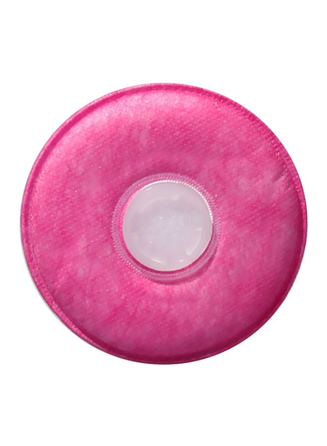 2-Piece Cotton Filter Half Face Gas Mask Rose Red 65grams  - Image 2